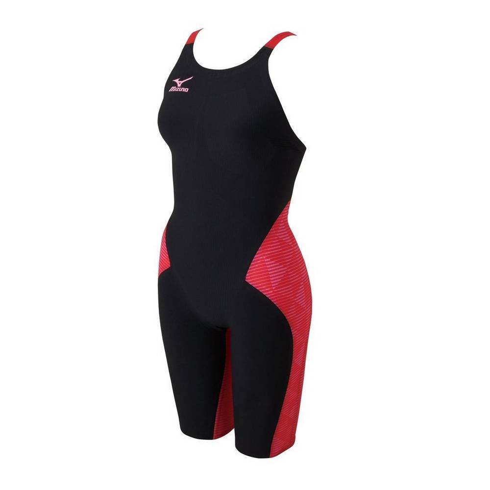 Womens Mizuno GX-Sonic III MR Jammer Swimsuit Black/Red Philippines (ZUTQIY146)